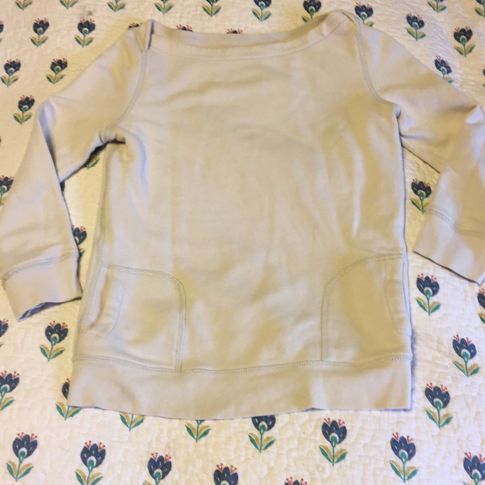 Jcrew French terry boatneck.